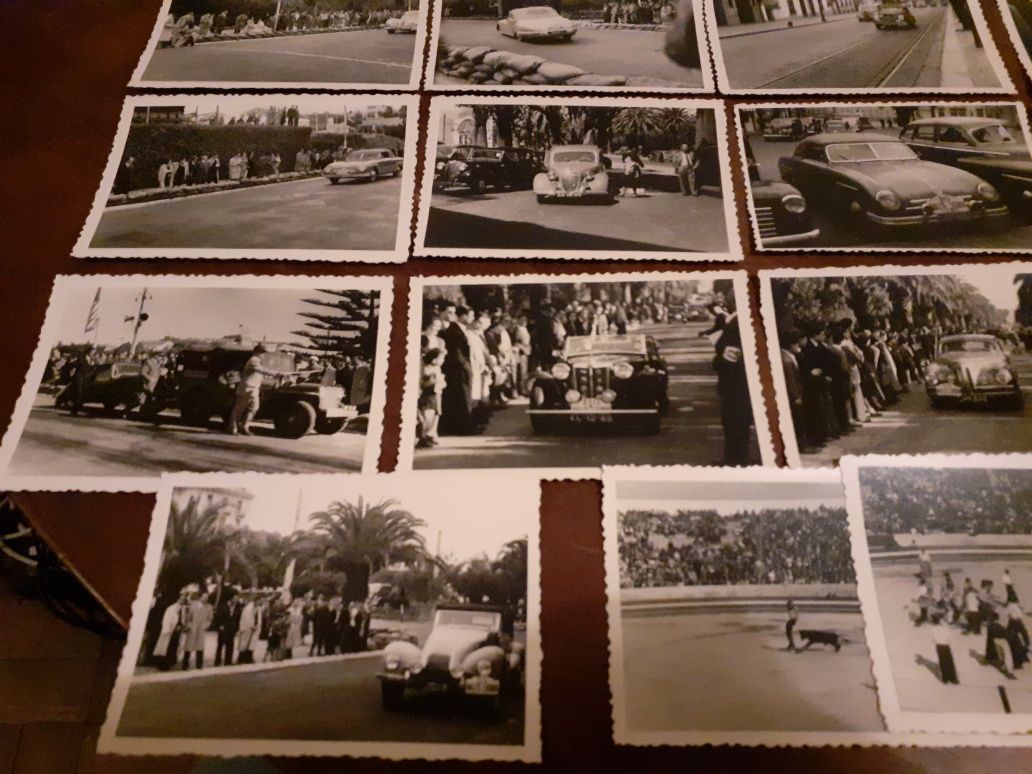 1947? Rallye Lisboa estoril x24 fotos originais raras automobilia