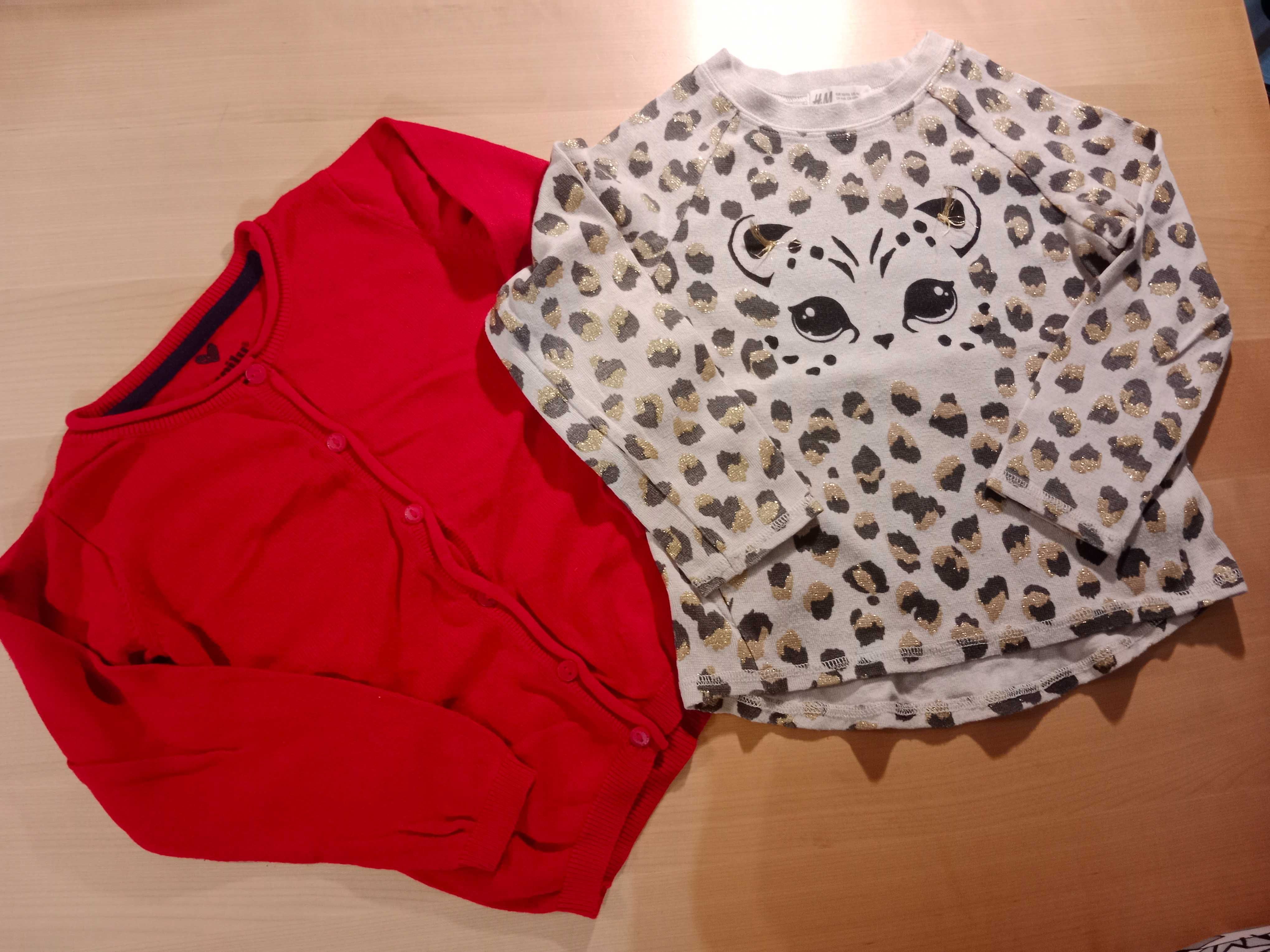 Sweter rozmiar 110/116 zestaw
