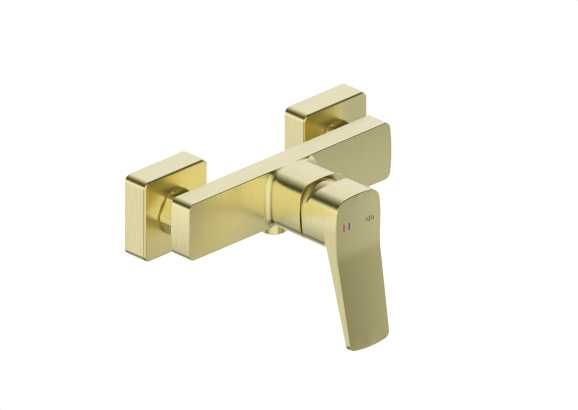KFA Malaga bateria natryskowa brushed light gold