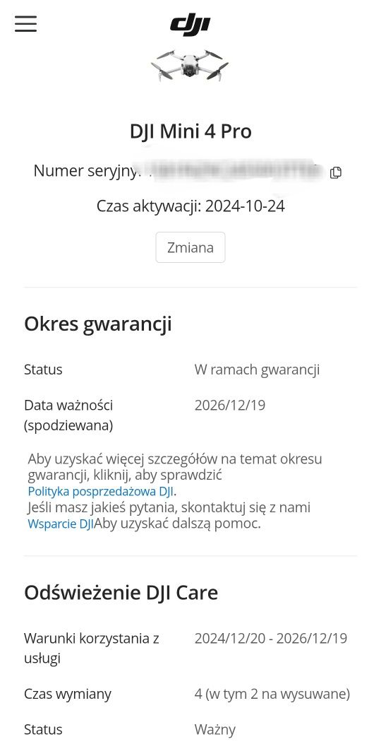 DJI mini 4 pro fly more combo + ubezpieczenie