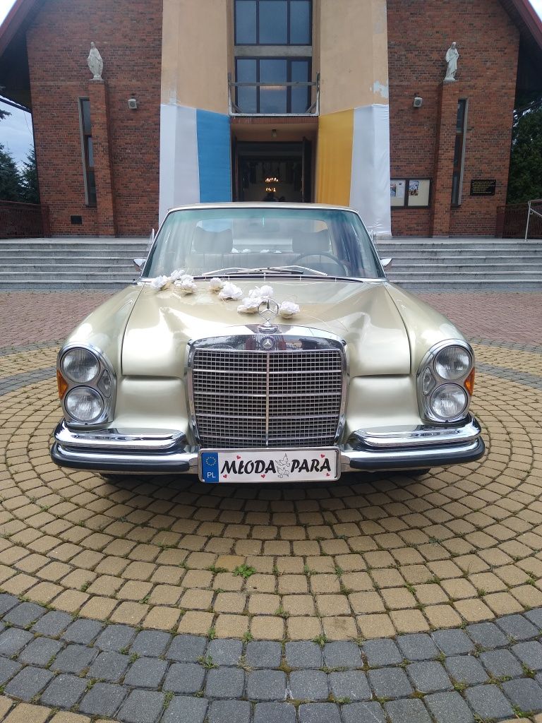 Mercedes Skrzydlak, do ślubu, auto na ślub, samochód wesele