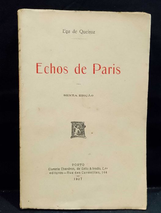 Echos de Paris - Eça de Queiroz (1927)