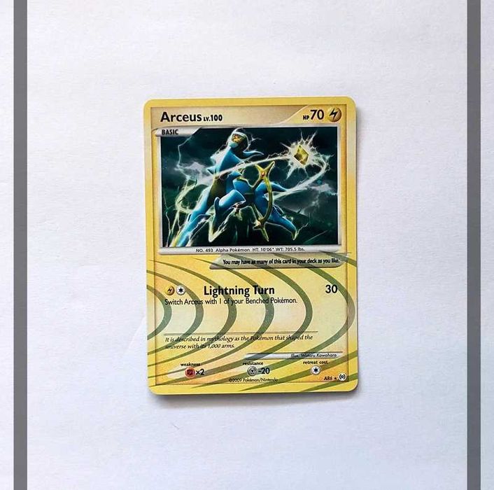 Arceus Lv.100 AR6 Holo Pokemon ENG-NM