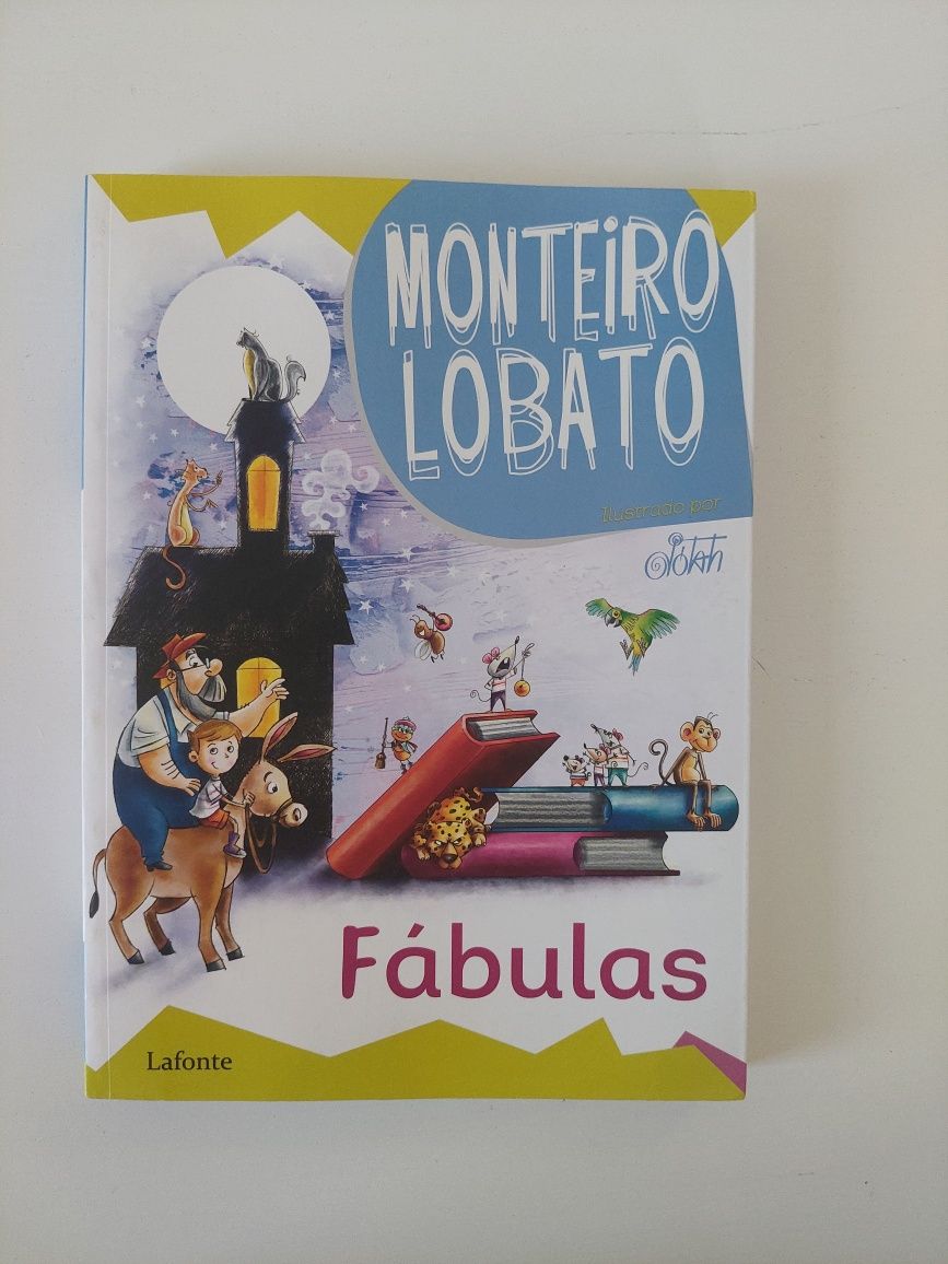Livro Fábulas Monteiro Lobato