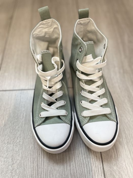 Високі кеди хакі 38 розмір