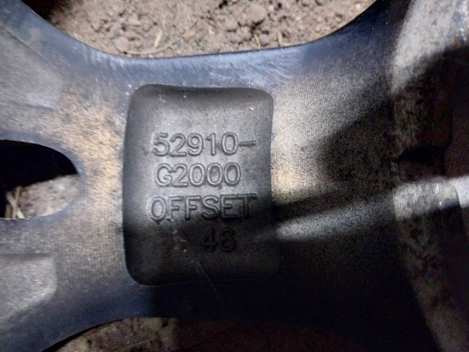 Диск Колесо Диски комплект 15x6 ET46 5x114.3 Hyundai IONIQ 2017