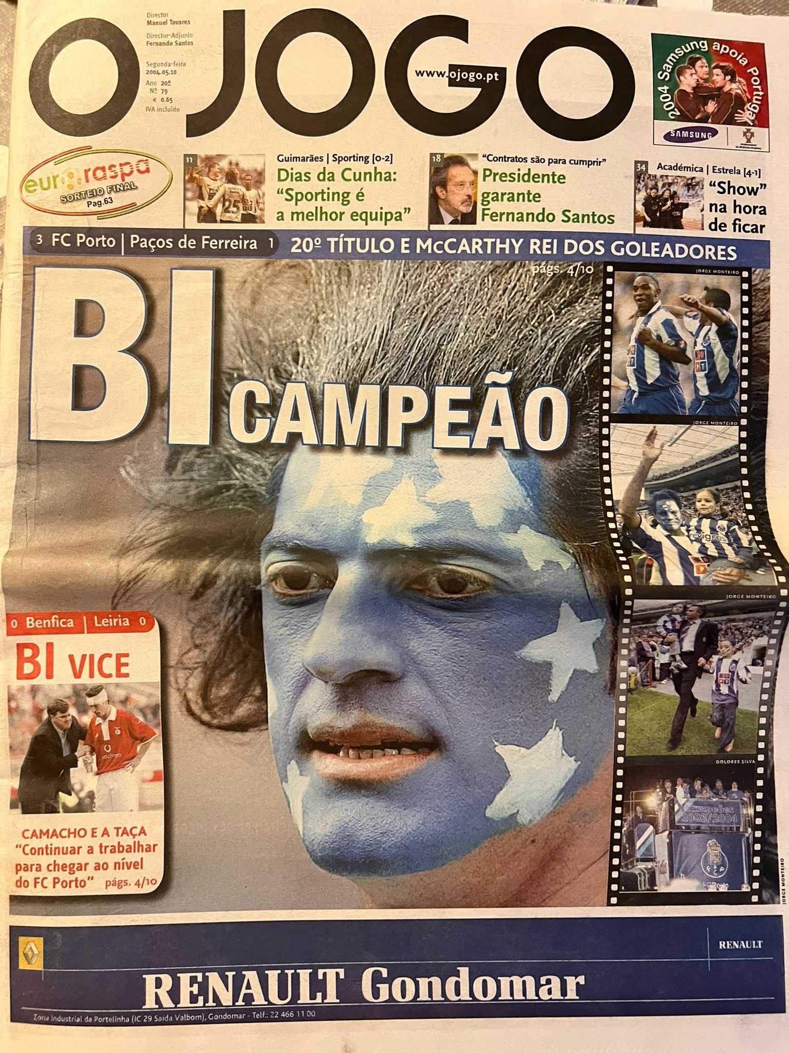 FCP Jornais O JOGO - 2003/2004