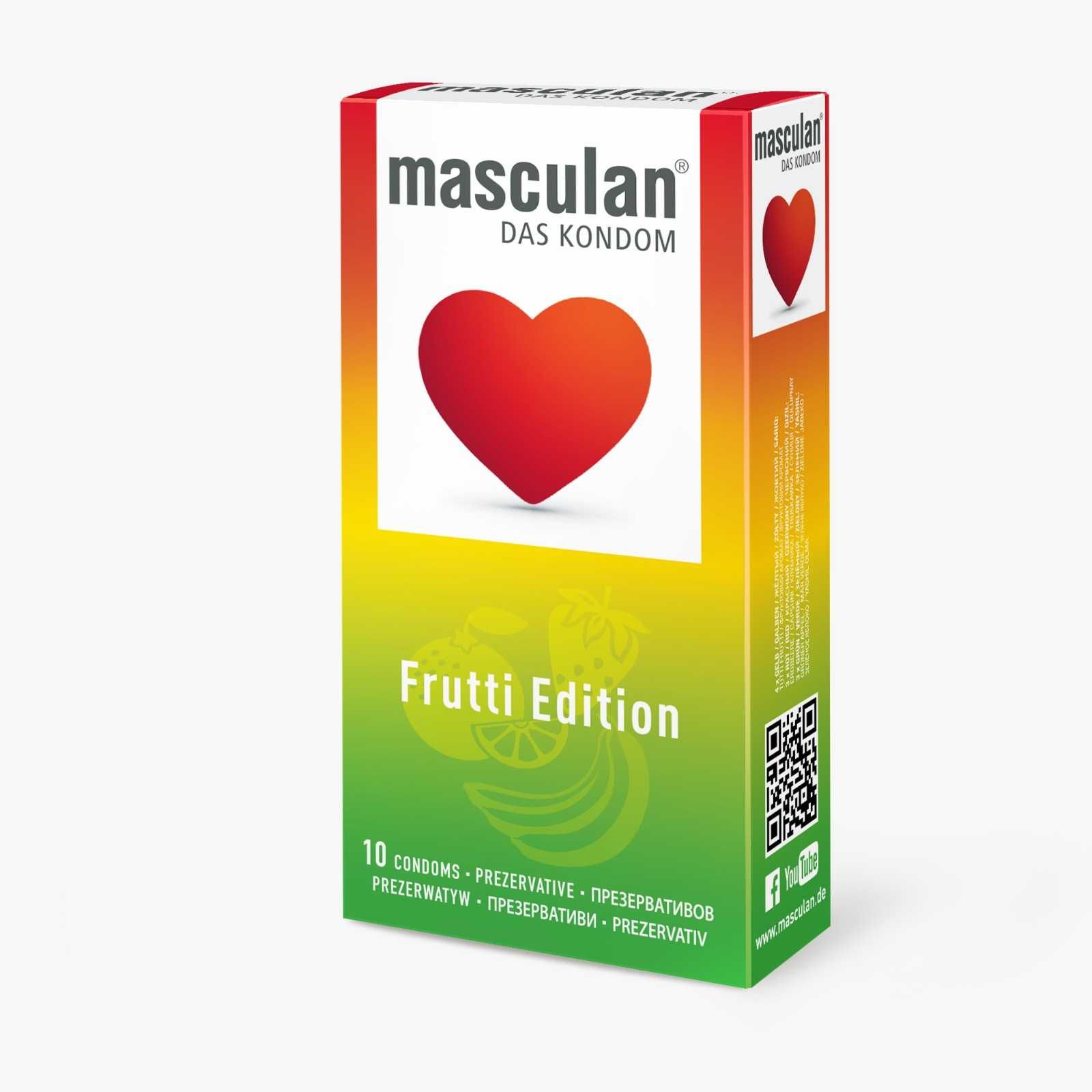 Презервативи masculan® Кольорові з ароматами 10-шт в упак