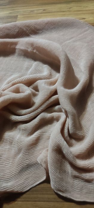 szal 2,30 x 70cm pudrowy róż