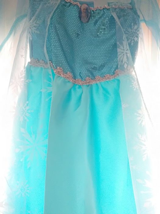 Vestido Princesa Elsa Frozen Aniversário, Carnaval, Dia da Criança