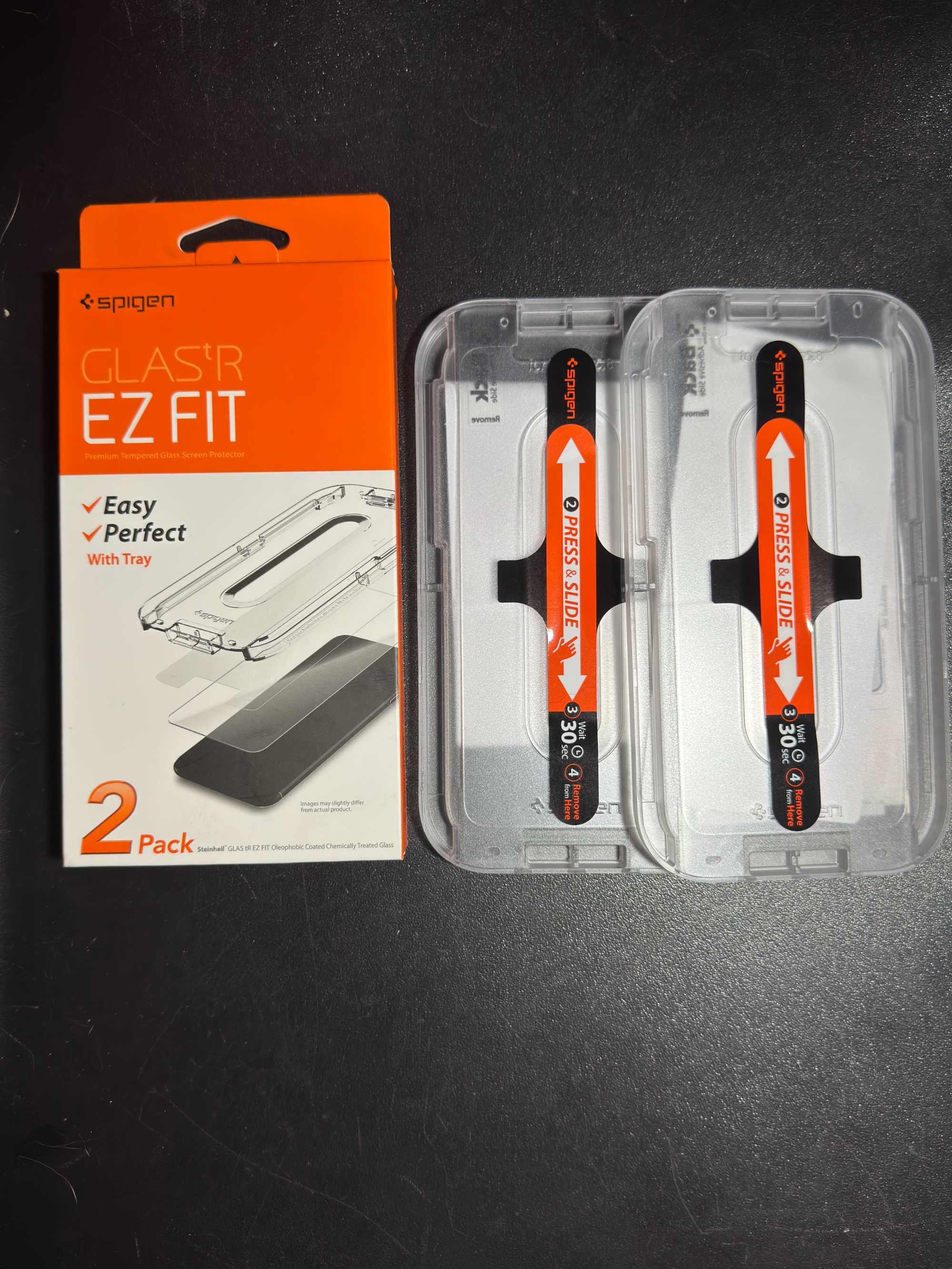 Spigen Glas.TR EZ Fit protetor/película iPhone 11 Pro / XS / X - 2 uni