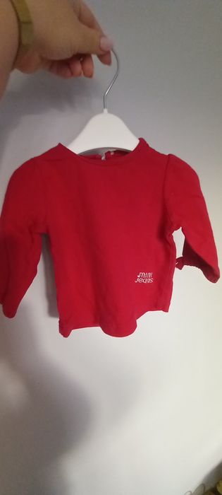 Czerwona bluzka 62/68