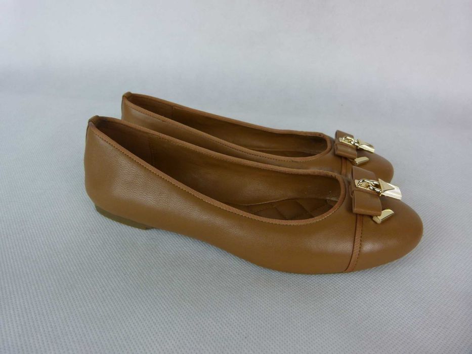 Michael Kors skórzane balerinki skóra naturalna 6M / 36 23,5 cm