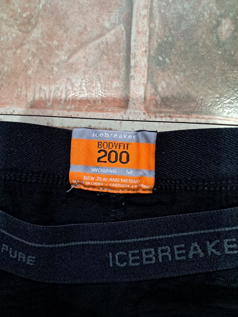 Штани 3/4  Icebreaker 200 Oasis Legless black