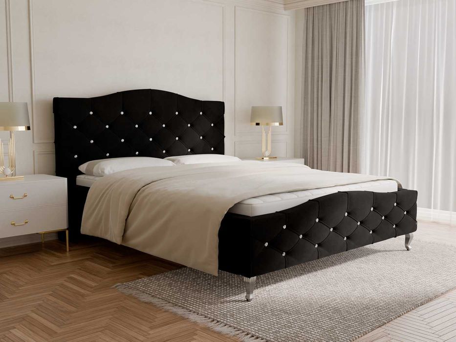 Łóżko tapicerowane Glamour III 120, 140, 160, 180, 200x200