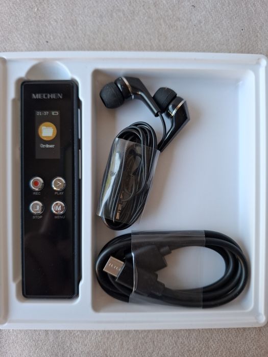 MECHEN Dyktafon 64 GB,, sterowanie głosem