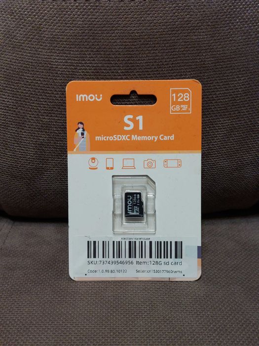 Карта памяти micro SD IMOU S1 128Gb