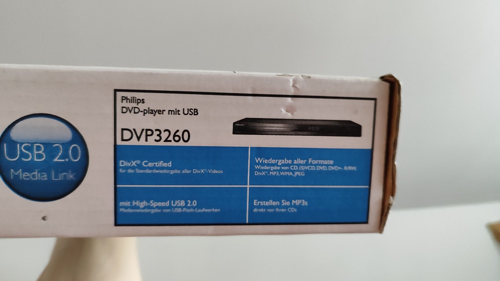 Nowe dvd Phillips dvp3260 na USB Rabka