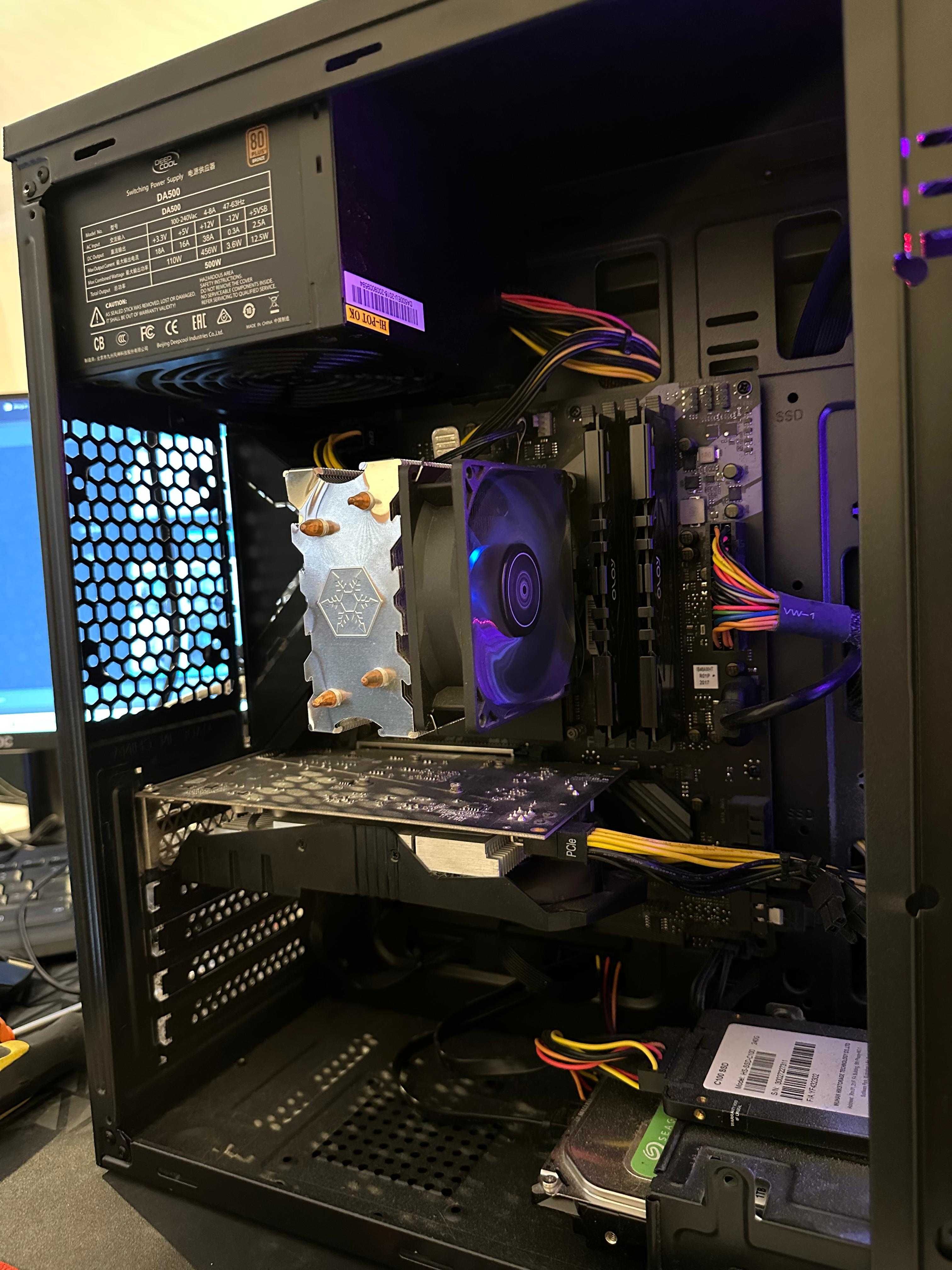 PC GAMING I7 10700KF + GTX 1050 TI + 16GB RAM + SSD