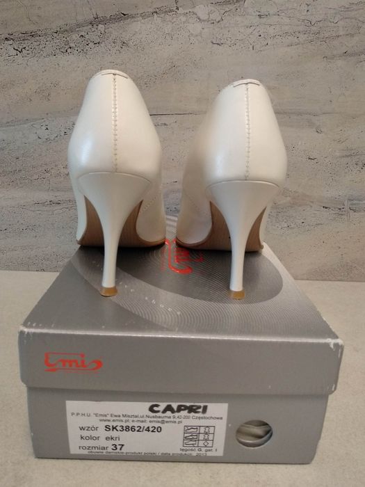 Skórzane buty ślubne EMIS