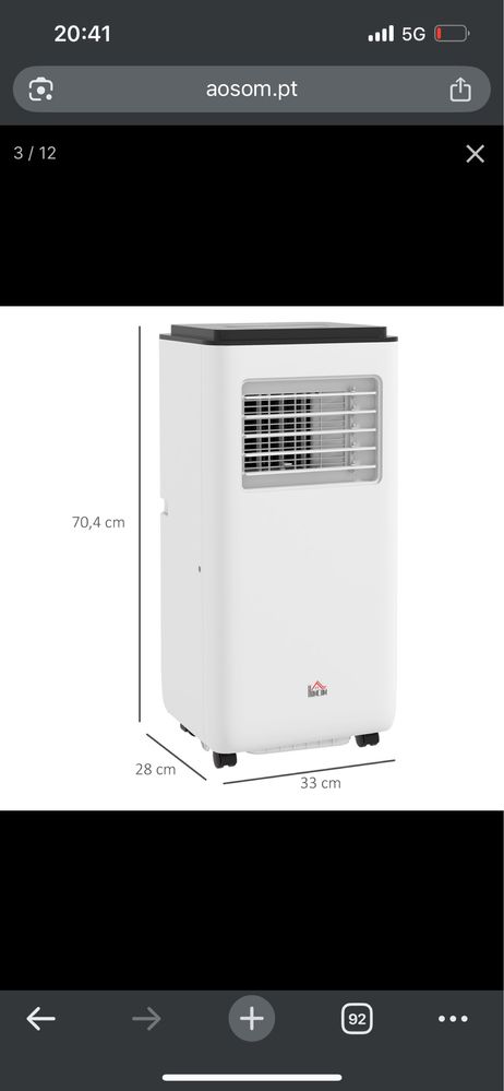 Ar condicionado portatil 100000 BTU