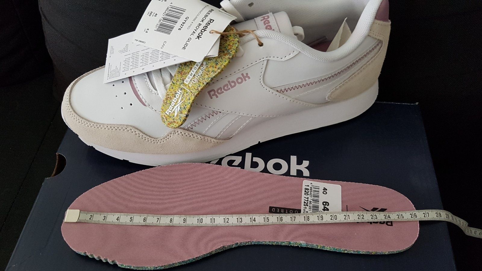 Кроссовки из нат.кожи Reebok ROYAL GLIDE 40р,оригинал.