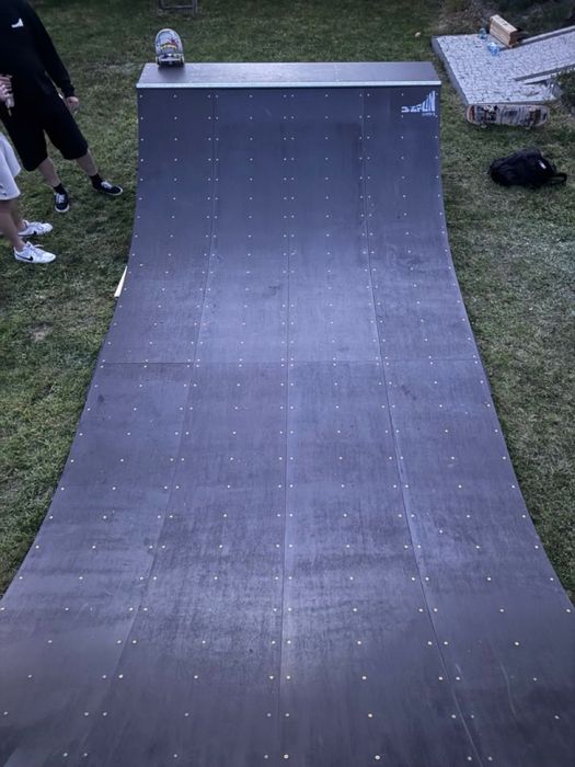 Minirampa H80 x 240 cm x 520 cm domowy skatepark