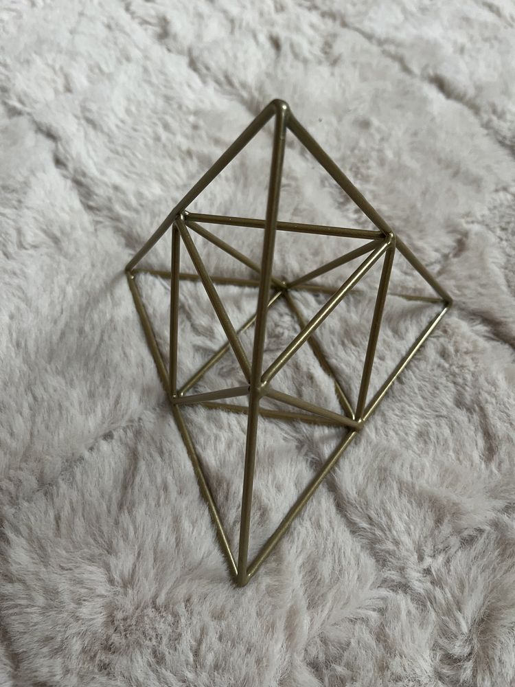 Figury geometryczne 7szt pozostałości po weselu