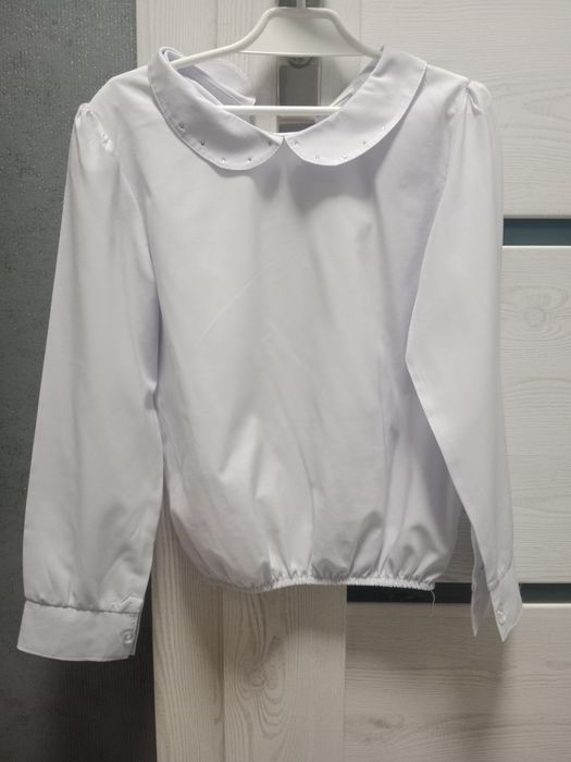 Biała koszula wizytowa 122 cm.