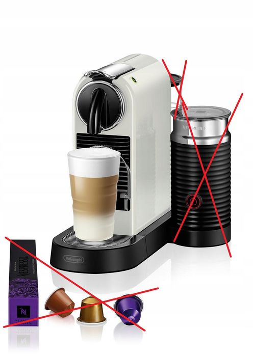 Ekspres Nespresso De'Longhi Citiz z spieniaczem mleka USZKODZONY