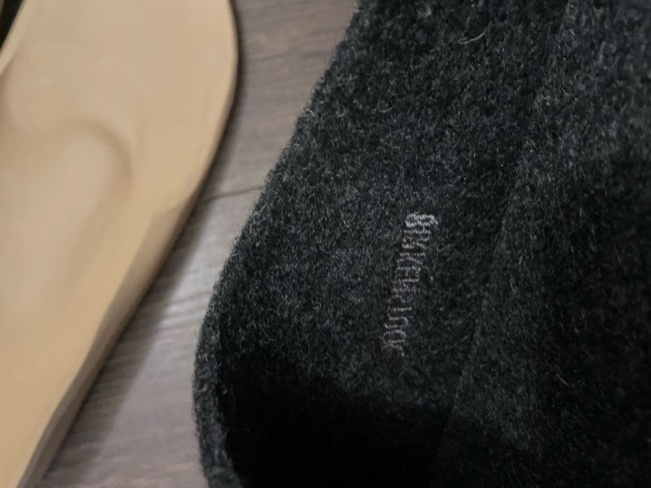 Birkenstock 1776 Zermatt мужские шерстяные тапочки, оригинал. Новые