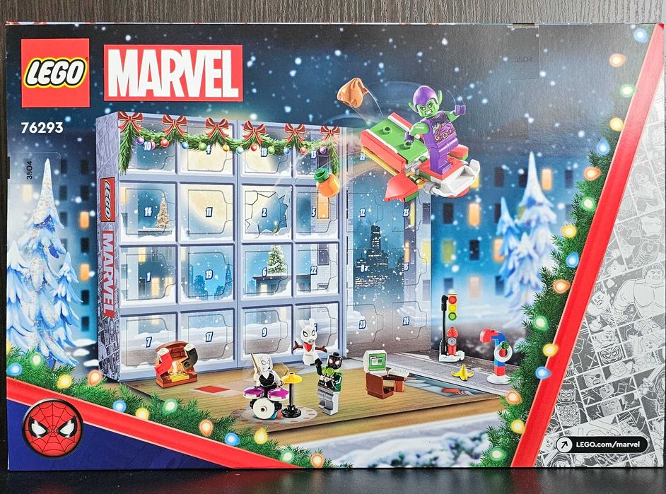 Адвент календар 2024 ЛЕГО Марвел Людина-павук Оригінал LEGO Marvel