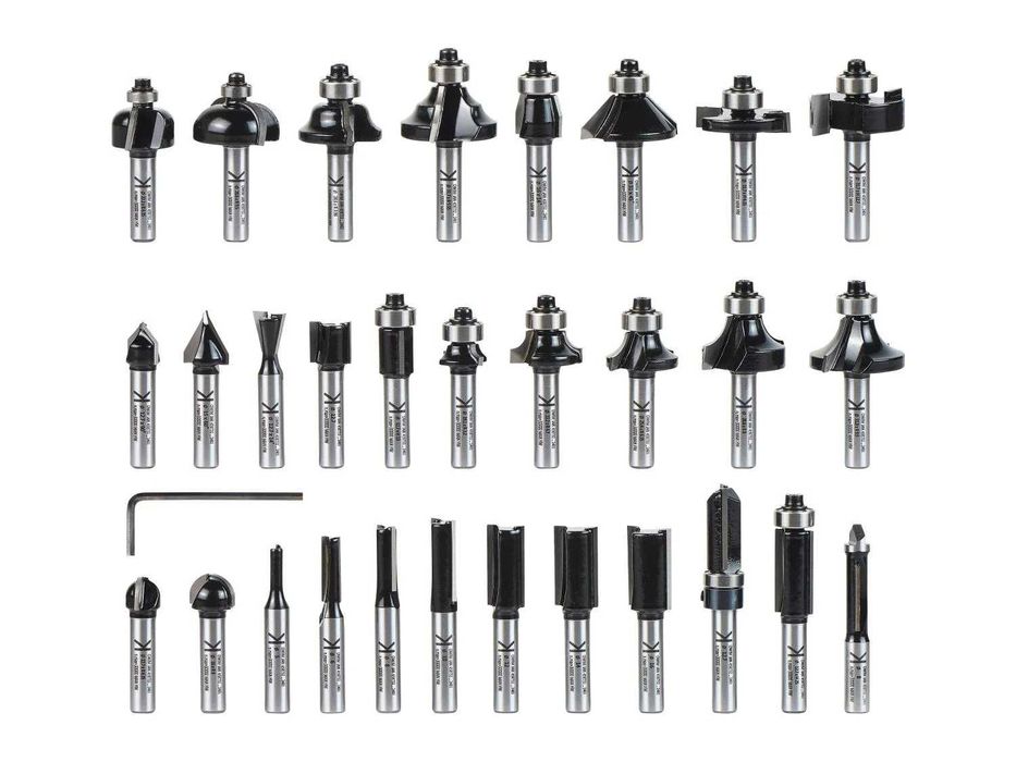 Zestaw frezów parkside 8mm