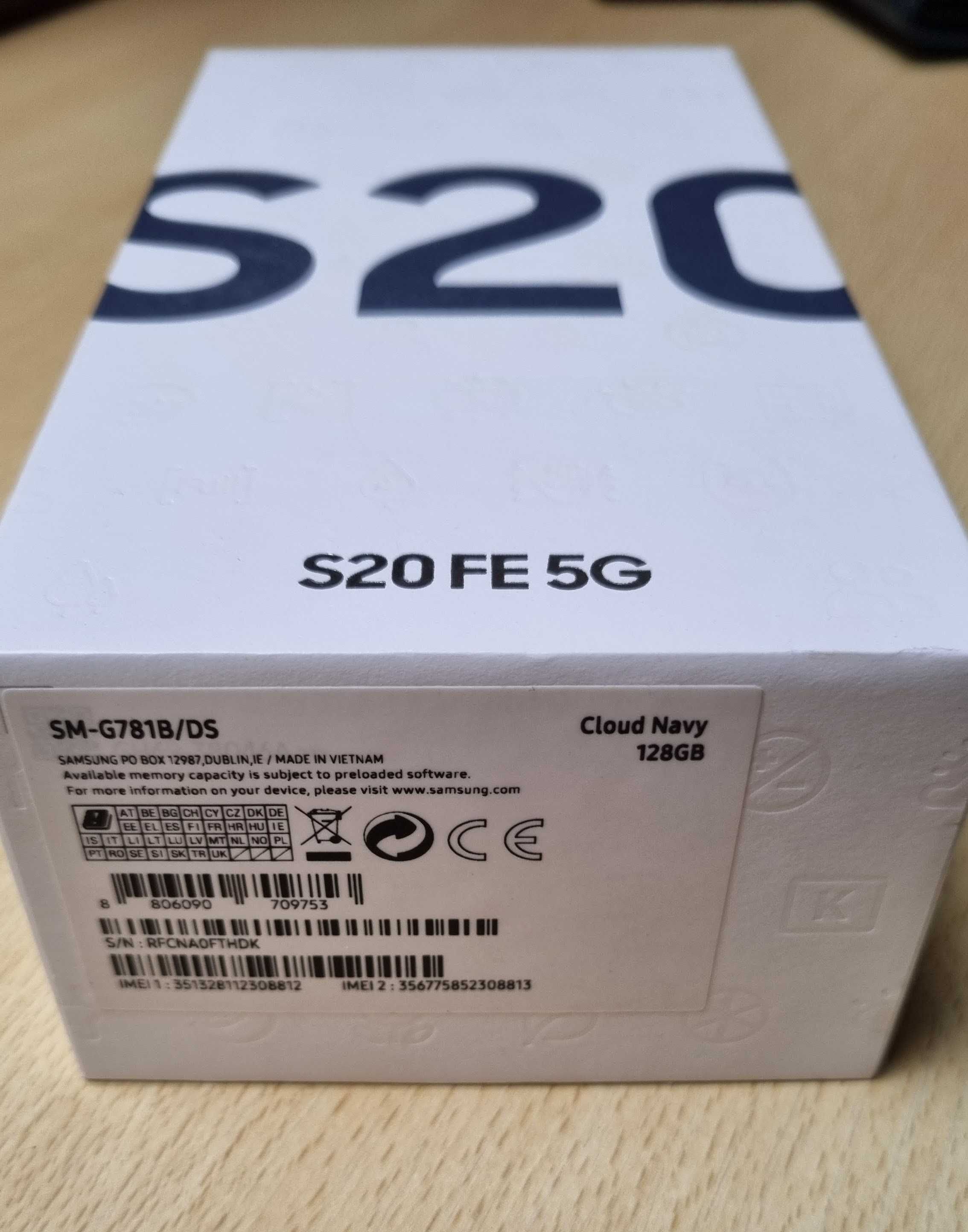 Samsung Galaxy S20 FE 5G  (SM-G718B/DS) 128GB - LIVRE - Como NOVO