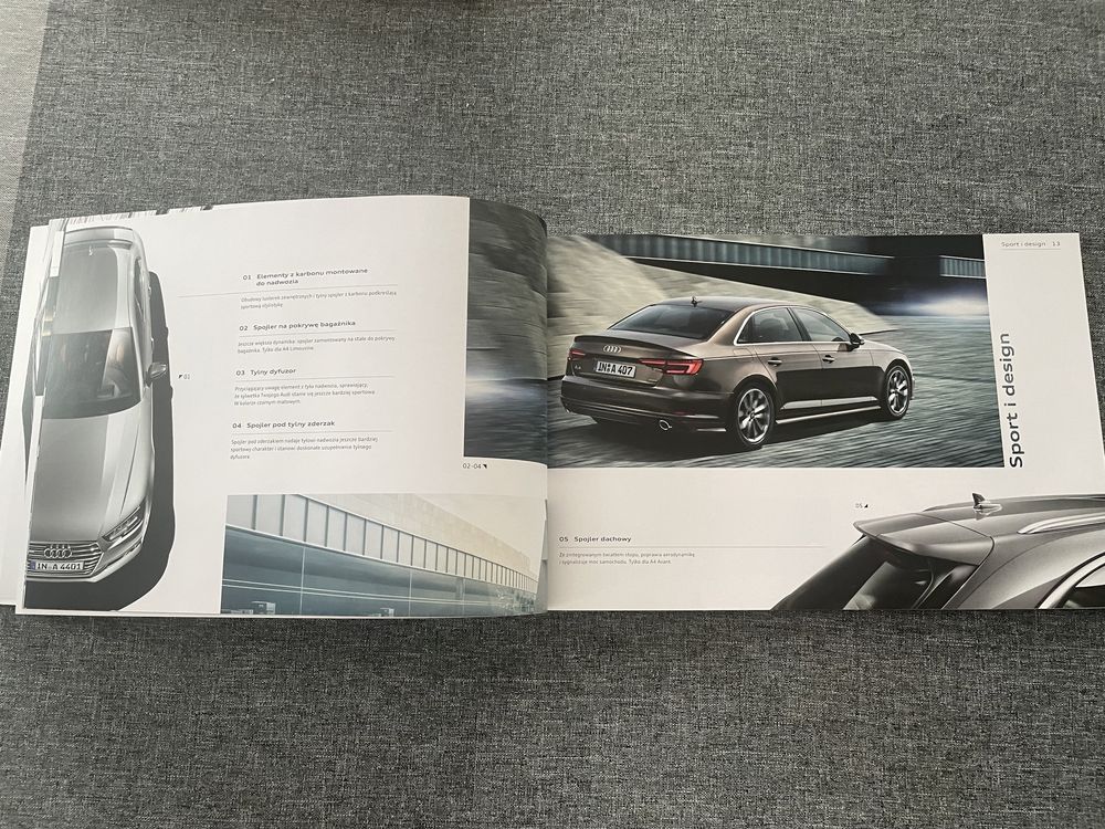 Prospekt-Audi A4 akcesoria