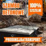 Szambo betonowe Zbiornik betonowy na deszczówkę wodę 100% SZCZELNE