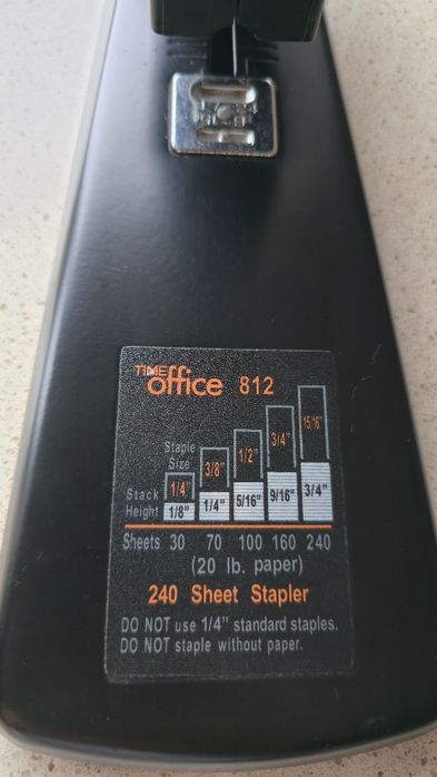 Agrafador grosso resistente