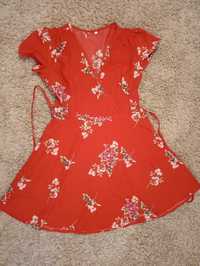 vestido vermelho florar