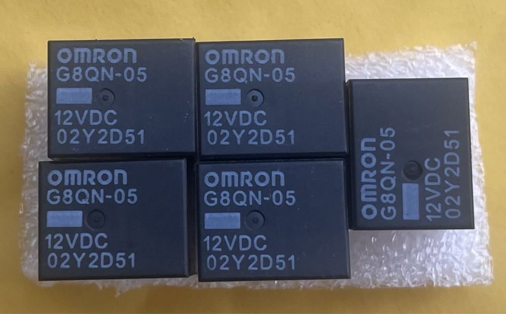 Пʼятиконтакне Реле OMRON G8QN-05 G8QN 12VDC 02Y2D51 мотоцикл