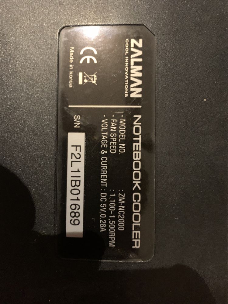 Notebook cooler postawka chłodząca