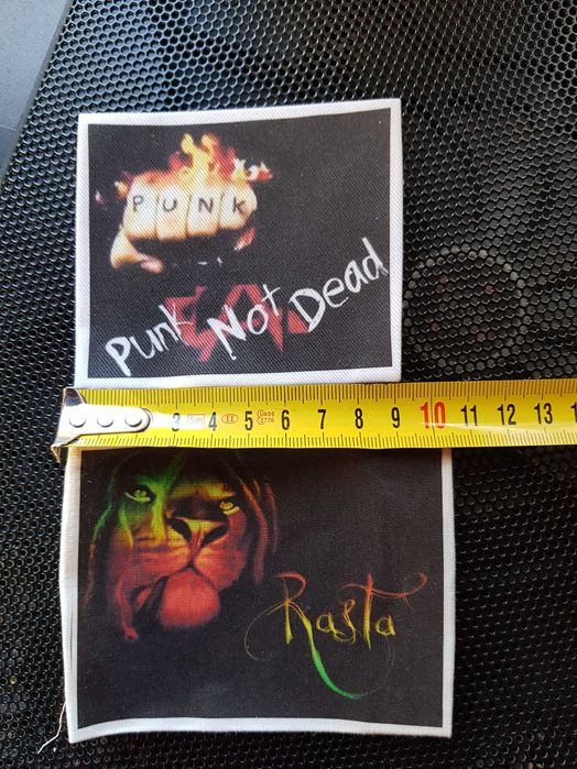 naszywki anarchia rasta  punk not dead orzeł