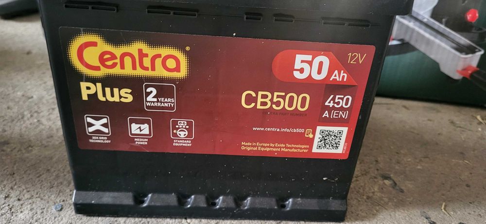 Akumulator Centra Plus CB500 50Ah