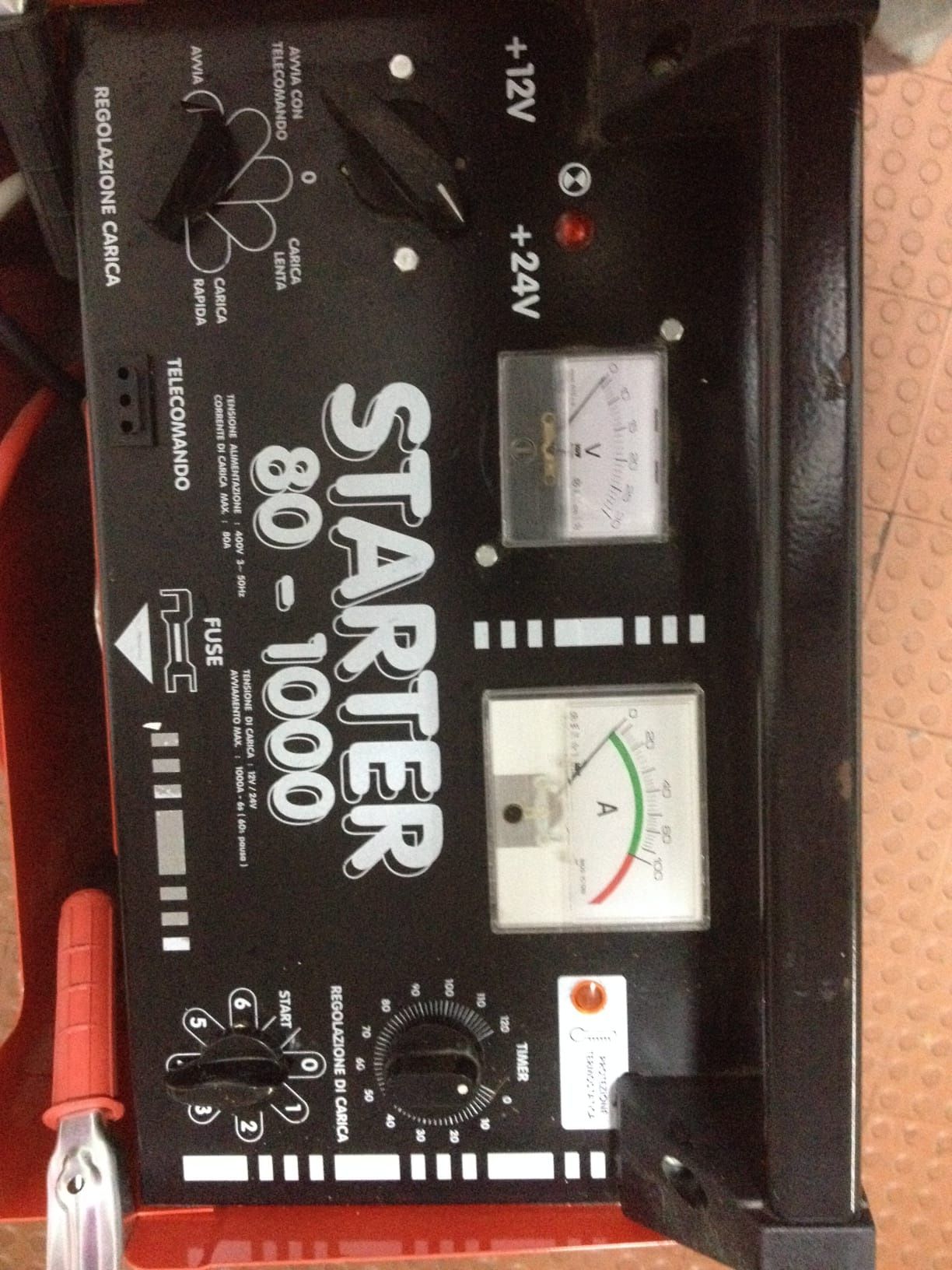 Carregador e Booster Profissional STARTER 80-1000 | 12V/24V