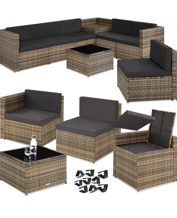 Wyprzedaz zimowa! Piekne meble tarasowe 6-8 osobowe - 50% Okazja