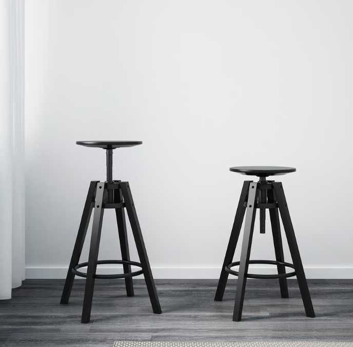 Bancos alto preto (perfeito para bancadas) - DALFRED IKEA