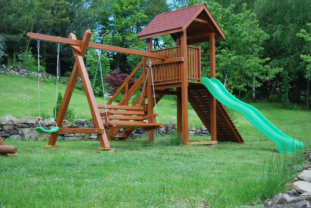 Plac zabaw dla dzieci PZ04 ! Ścianka wspinaczkowa, wieżyczka!