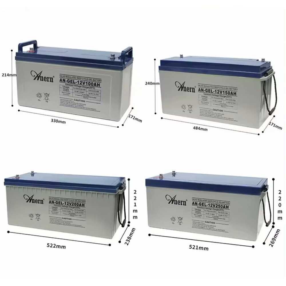 ‼️ Аккумулятор ANERN AN-GEL-100Ah12V (deep cycle) ДБЖ сонячних панелей