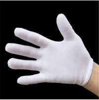 6 par rękawiczek dziecięcych Białe