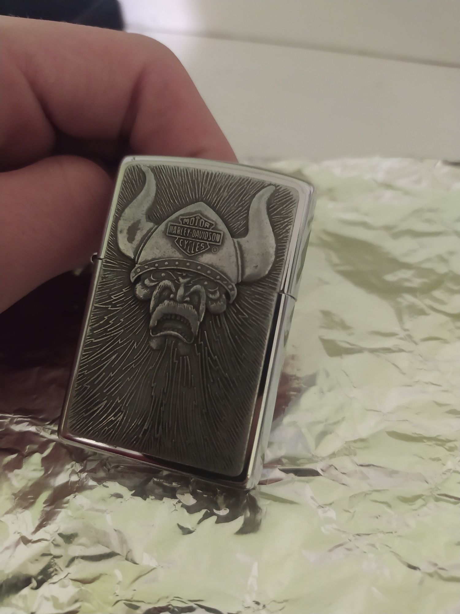 Зажигалка zippo викинг