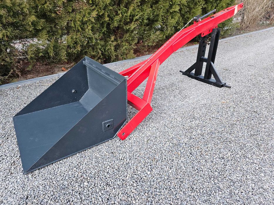 Łyżka do ziemi/ gruzu szufla łycha widły do TUR na tył ciągnika NOWY!